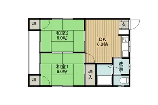 ニックハイム【1階】の間取り