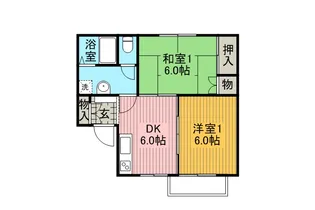 コーポさすか【2階】の間取り
