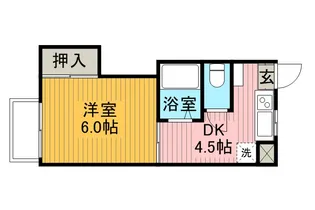 ドミナS【1階】の間取り