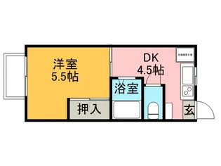 ドミナS【2階】の間取り