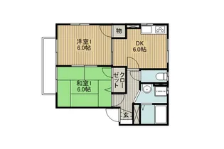 ディアスK&Y【1階】の間取り