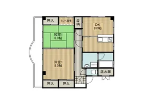 城南マンション【2階】の間取り