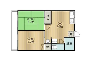 メゾン伊東【2階】の間取り