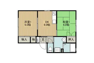 May one 25【1階】の間取り