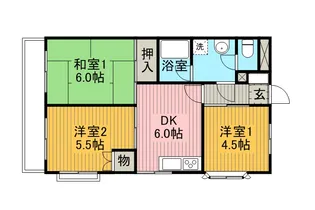 アベニュー茅野【3階】の間取り