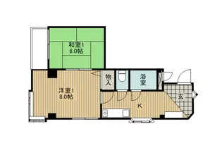 レジデンス923茅野【4階】の間取り