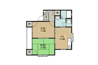 ドゥエル岩波【2階】の間取り