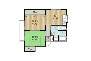 ハイツコスモス【2階】の間取り