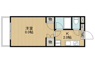 ビューロックウェーブ【2階】の間取り