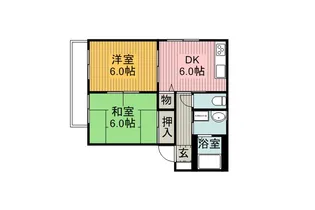 グリーンハウス【2階】の間取り