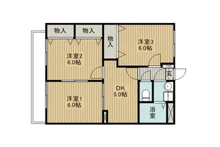 マンショングランヴェール2号館【1階】の間取り