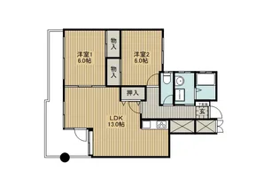 コンフォールパレスMG【4階】の間取り