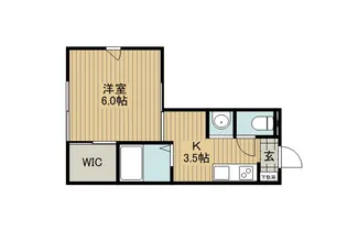 グランシード城南【1階】の間取り