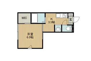 グランシード城南【1階】の間取り