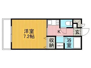 ヒルサイド二葉【2階】の間取り