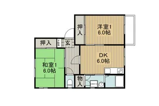 ハウゼ森C【2階】の間取り