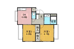 アネックス小萩【1階】の間取り