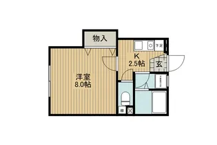 笠井ハイツ【1階】の間取り