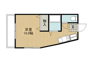 コットンヒルズ坂本【1階】の間取り