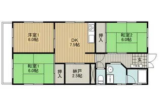綿半グリーンコーポ【2階】の間取り
