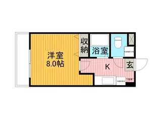 エムエスレジデンス【1階】の間取り