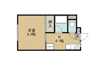 サンコーポ岡田【2階】の間取り