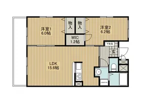 SLOW JAM【1階】の間取り