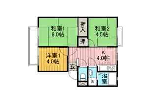 アーバン加茂【2階】の間取り