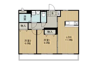 マンションソレイユ【3階】の間取り