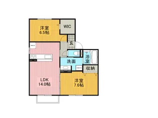 BELLE AVENUE【1階】の間取り