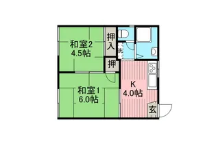 コーポ浜(本町)【1階】の間取り