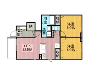 サンヒルズ【1階】の間取り