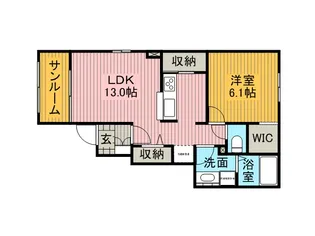 グランドソレイユ【1階】の間取り