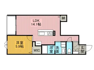 シュシュ・ドゥー【1階】の間取り