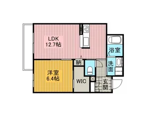 アヴィランスコート 清水【2階】の間取り