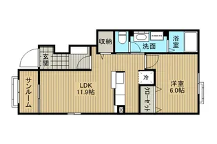 アイネ クライネ【1階】の間取り