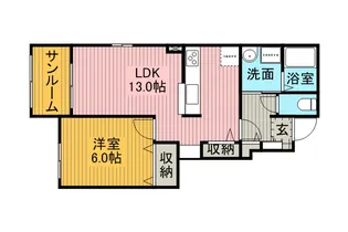 LIBRE&DEMEURE【1階】の間取り