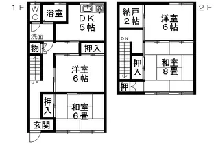 八反田コーポ【1階】の間取り