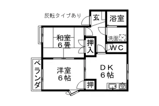 フレグランスイトウ【1階】の間取り