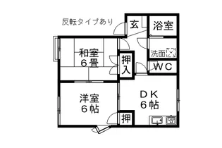 フレグランスイトウ【1階】の間取り