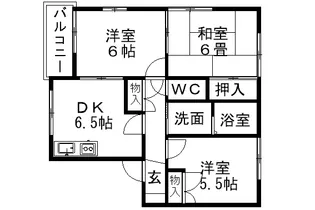ディアス小泉【1階】の間取り