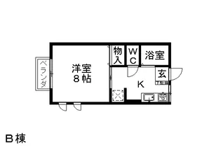 カームフィールズ【1階】の間取り