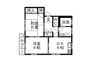 ディアス サンリッチ【1階】の間取り