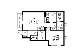 MAISON K&E【1階】の間取り