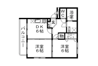 さくらハイツ【2階】の間取り