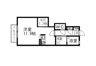 ヴィル ロジュマン【1階】の間取り