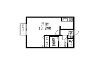 アムール【2階】の間取り