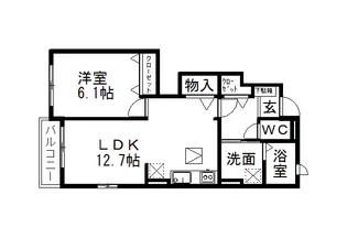 トランキル・ハリマ【1階】の間取り