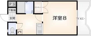 ヴィゴラス壱番館【506号室】の間取り