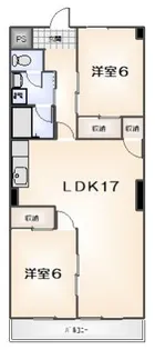 オリエンタルハイツ【404号室】の間取り